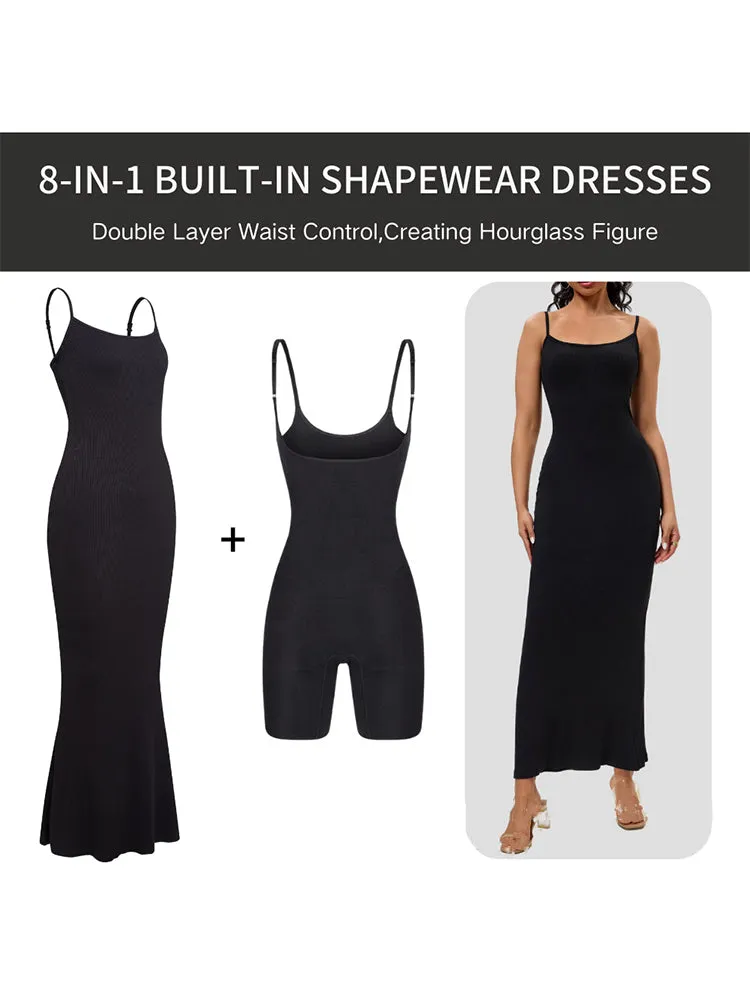 2-in-1 Shaping Bodycon Dress with Built-In Shapewear