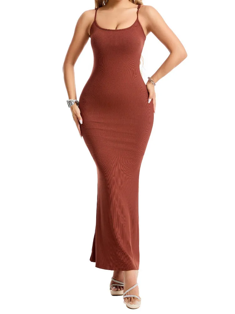 2-in-1 Shaping Bodycon Dress with Built-In Shapewear