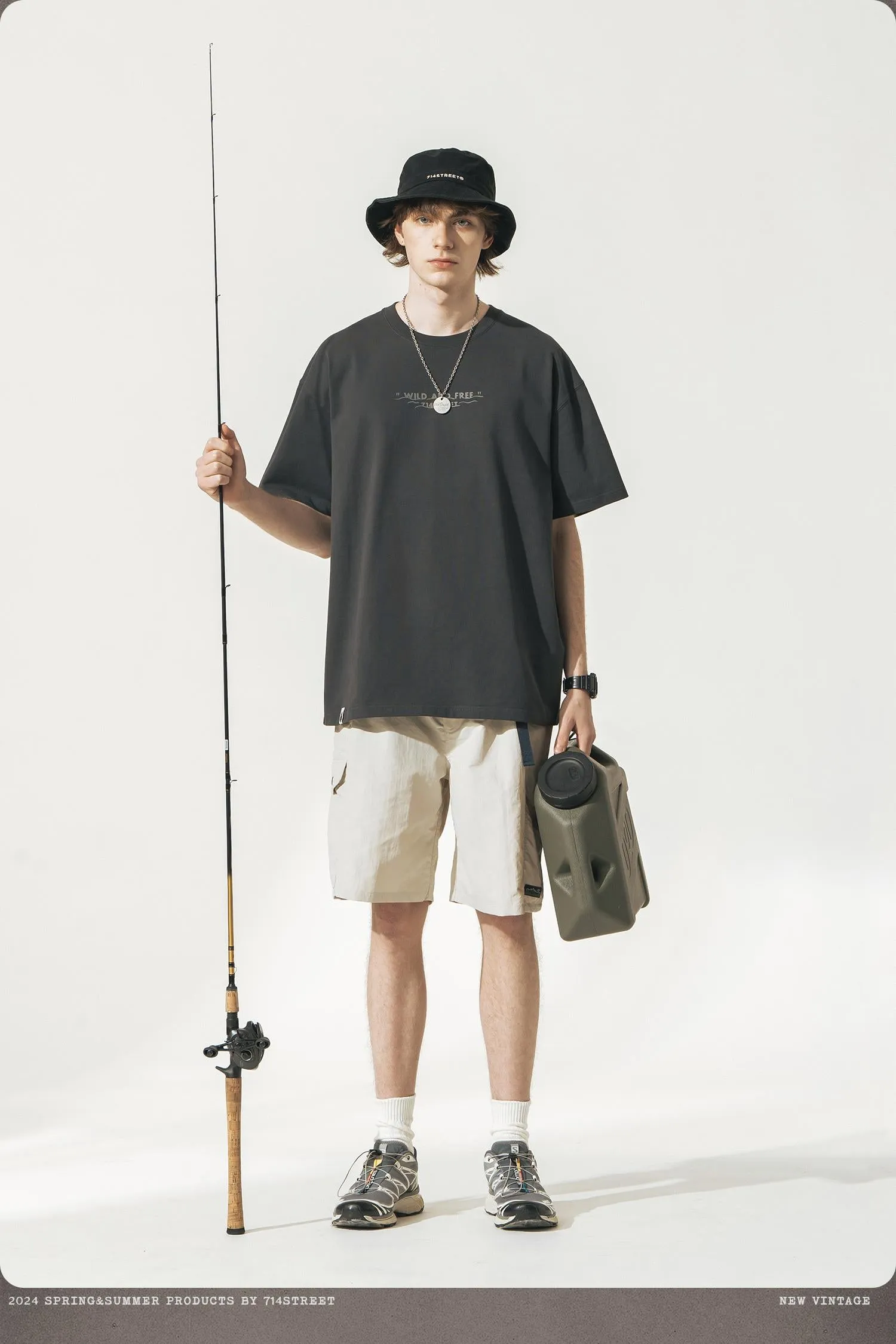 714STREET バックプリントヨットT 714ST032
