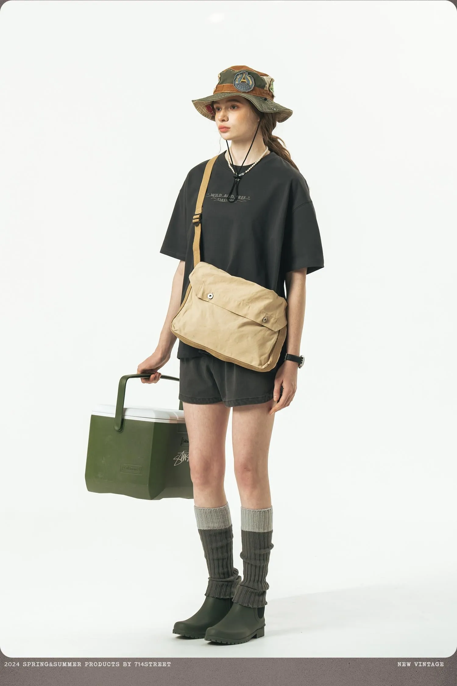714STREET バックプリントヨットT 714ST032