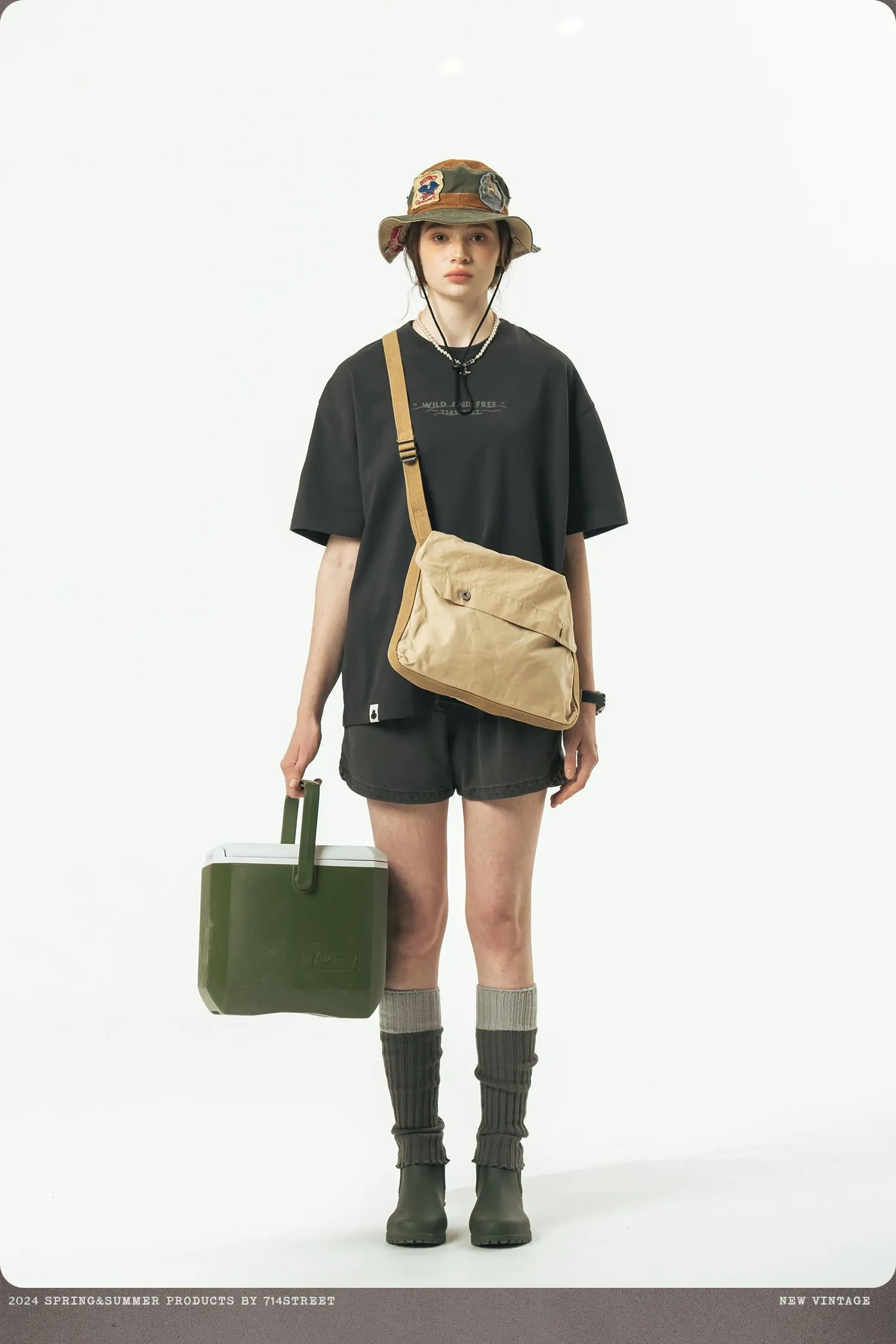 714STREET バックプリントヨットT 714ST032