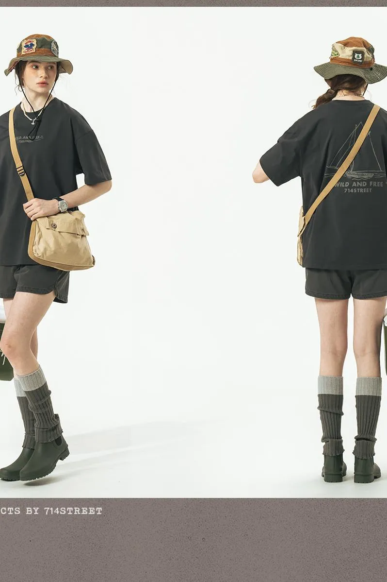 714STREET バックプリントヨットT 714ST032