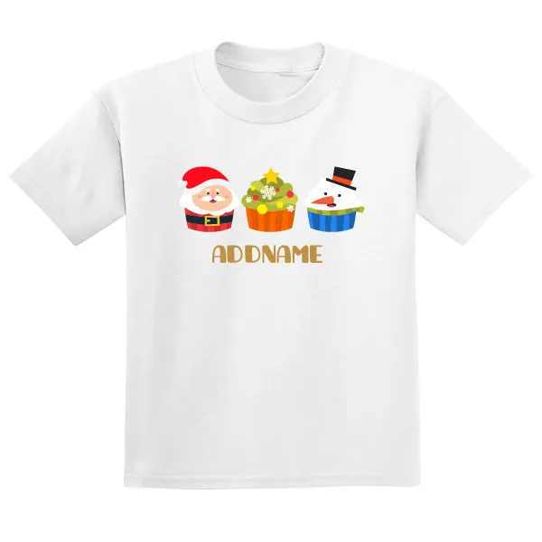 Adorable Assorted Christmas Santa Cupcakes