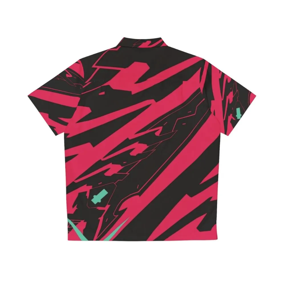 Aegis Pyra Inspired Hawaiian Shirt | Xenoblade Chronicles 2