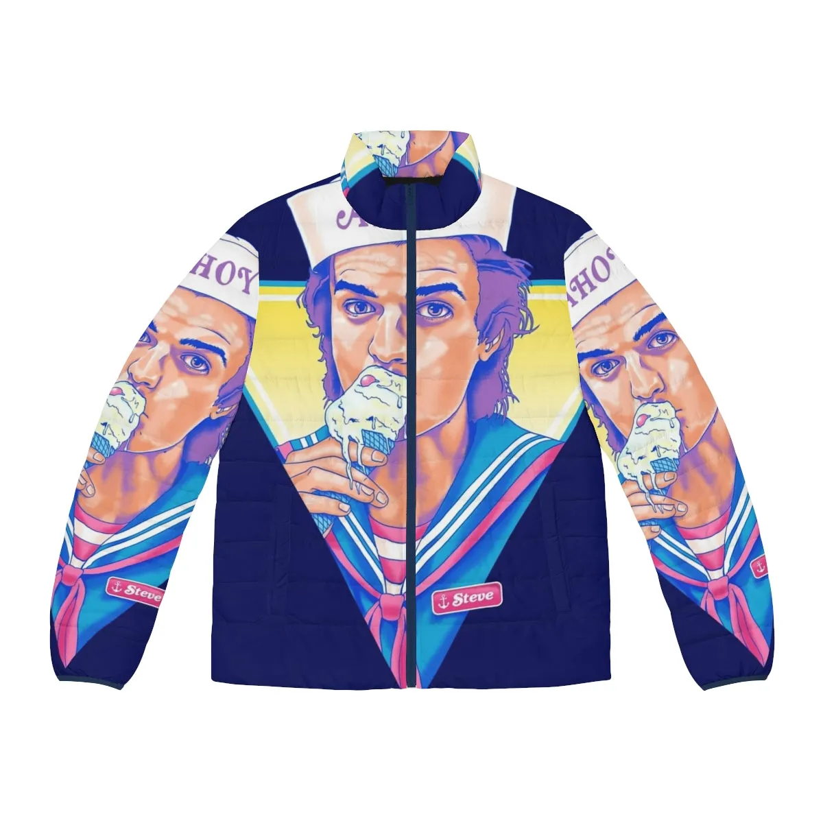 Ahsoka Tano Inspired Puffer Jacket - Star Wars Togruta Jedi Sci-Fi Fashion