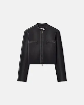 Aletta - Okobor™ Alt-Leather Jacket - Black
