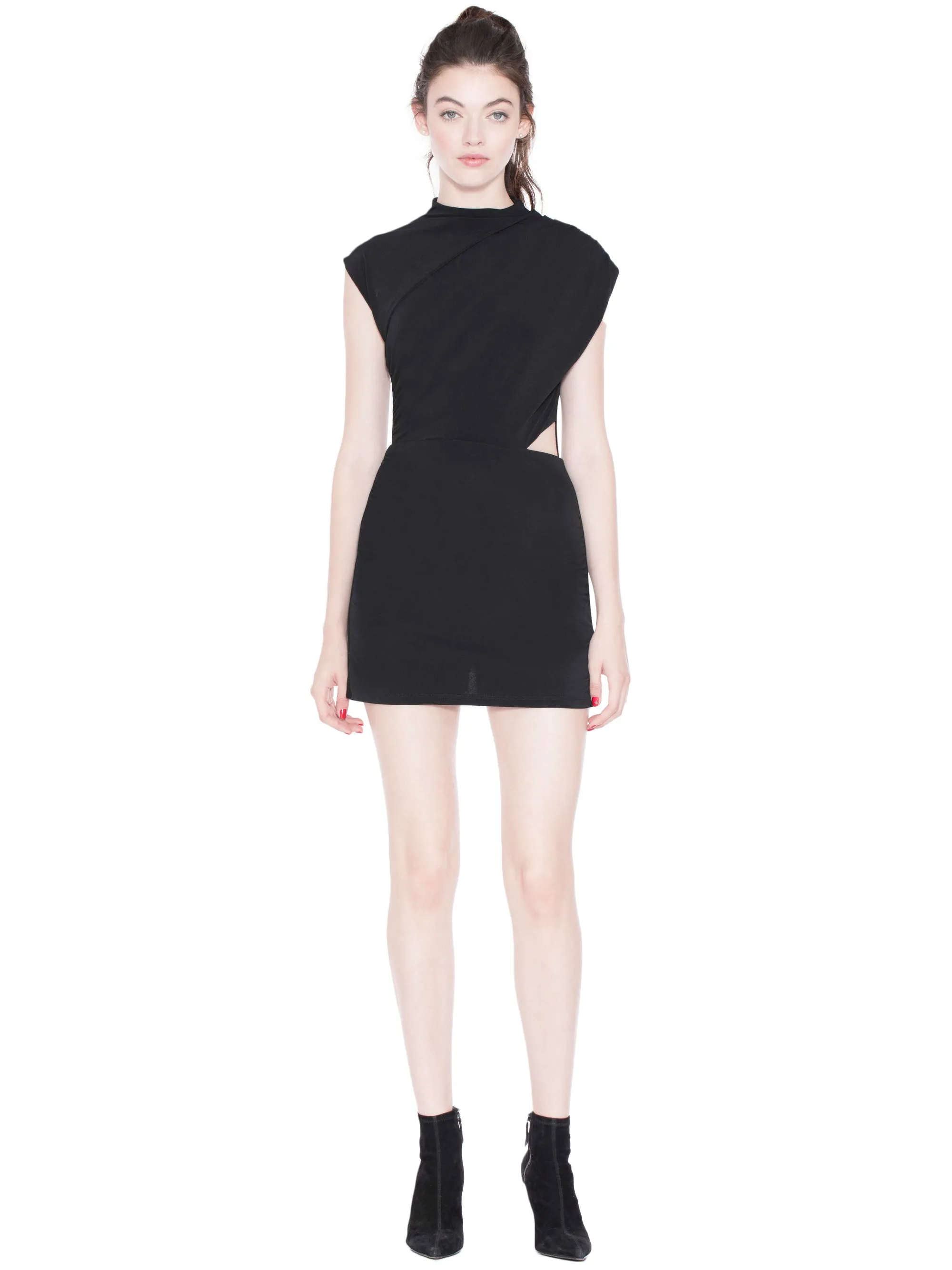Alice   Olivia - Suellen Draped Romper