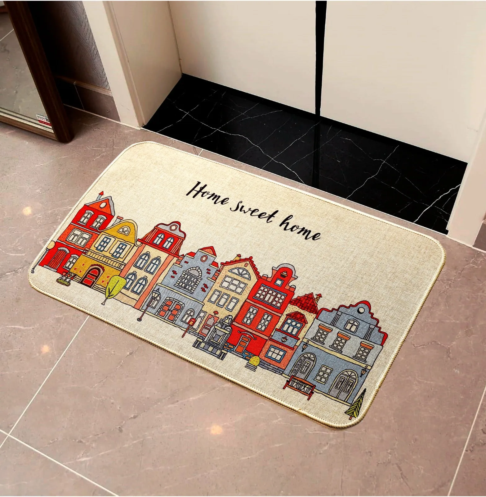 Anti-Slip Door Mat(311)-5410Home Sweet Home