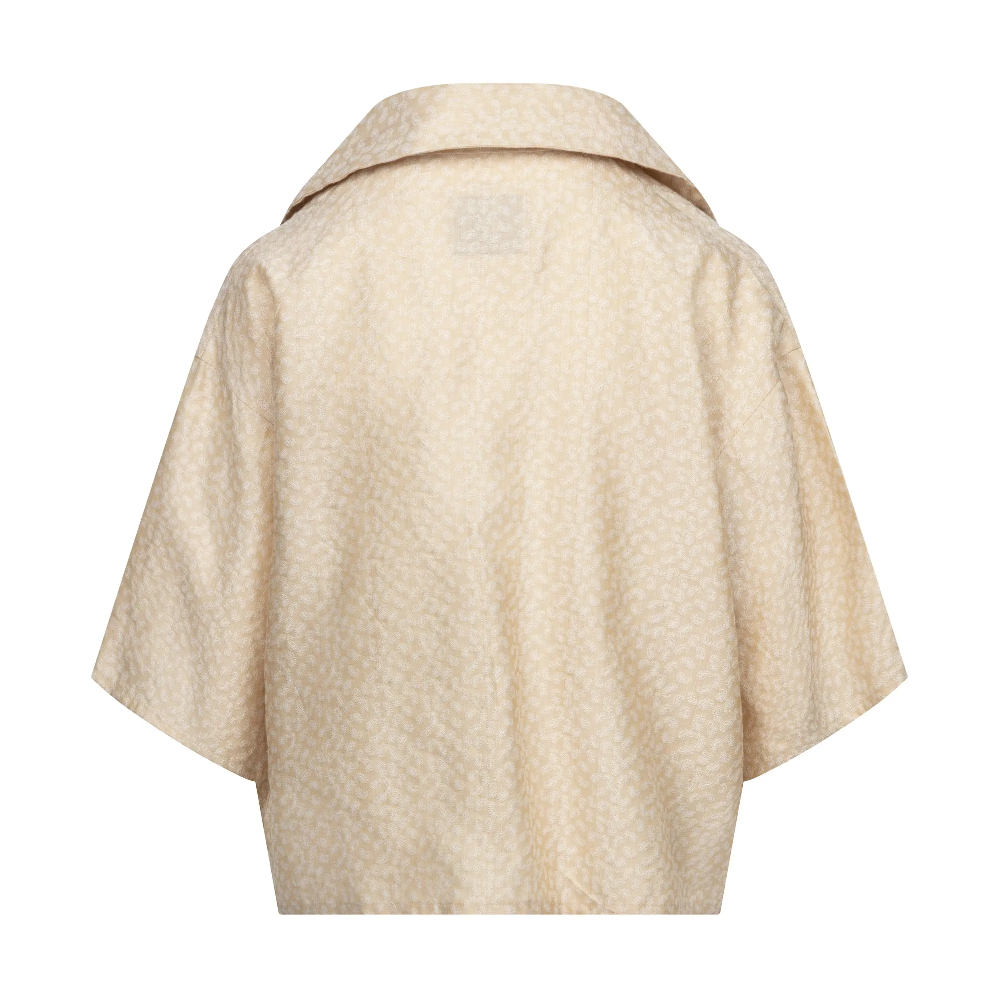 Archway Shirt: White Paisley