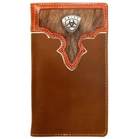 Ariat Rodeo Wallet-Two Toned Hair  |  Brown