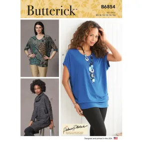 B6854 MISSES' TOPS & TUNIC (size: 16-18-20-22-24)