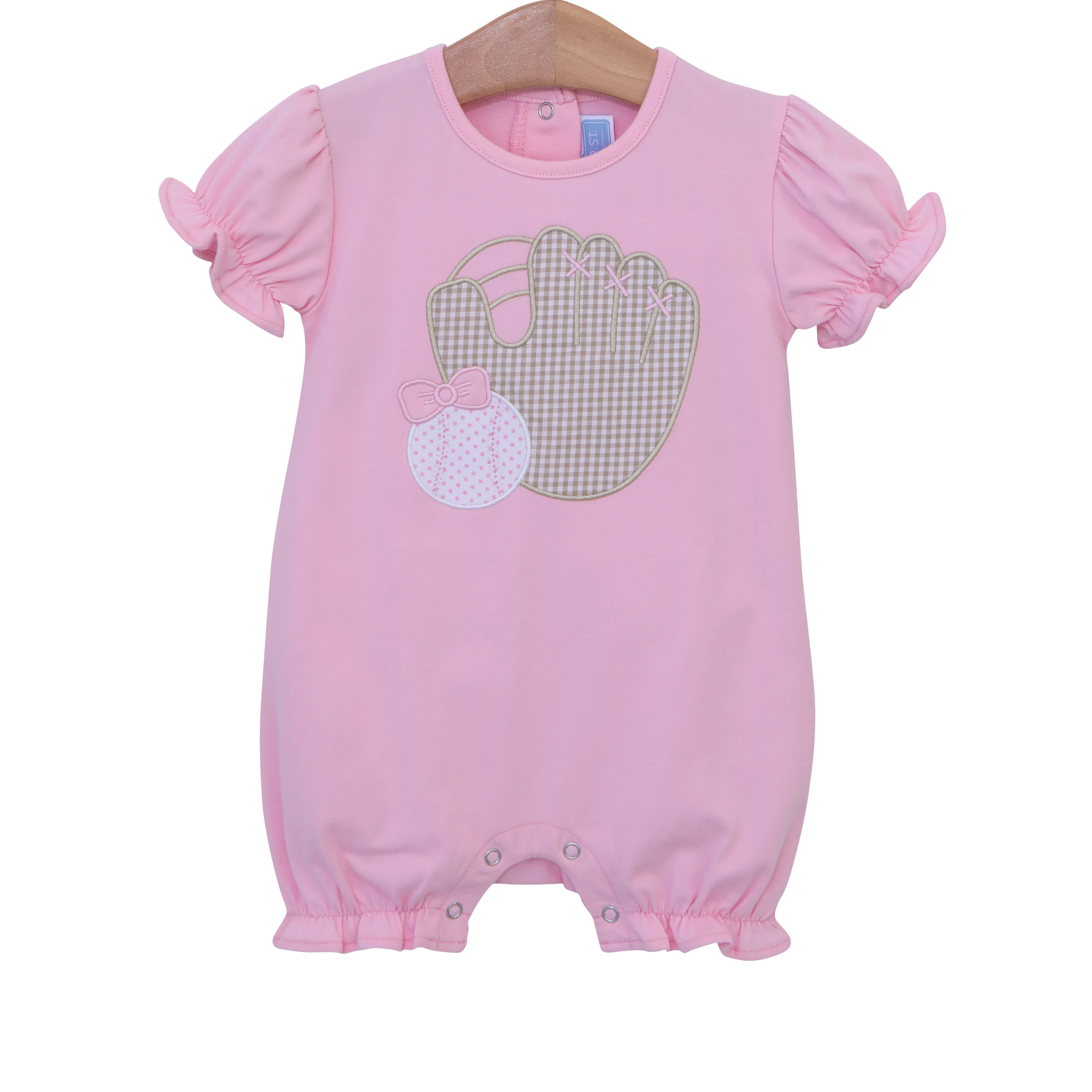 Baseball Ruffle Romper
