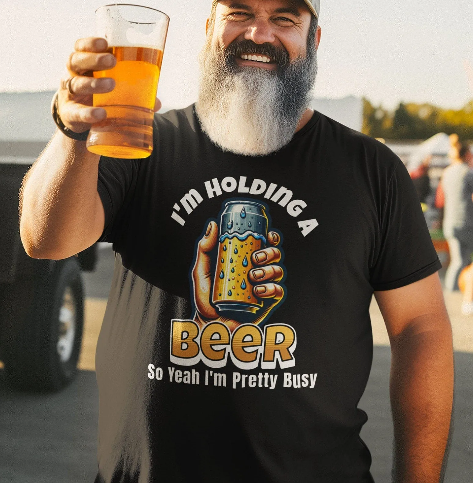Beer Lover T-Shirt, Colorful Beer Can Design, Fun Casual Drinkers Tee, Unisex Adult Sizes, Father's Day Sweatshirt