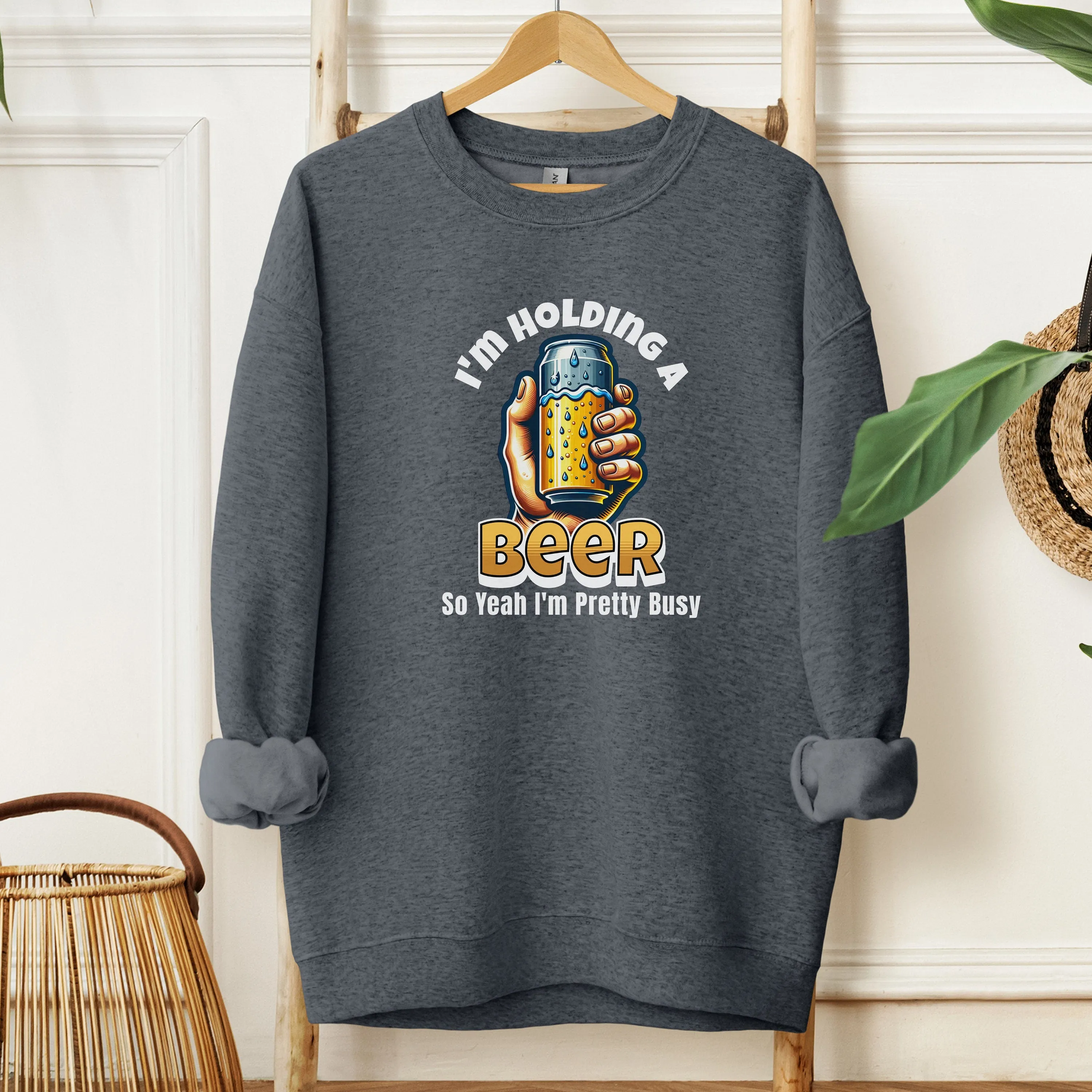 Beer Lover T-Shirt, Colorful Beer Can Design, Fun Casual Drinkers Tee, Unisex Adult Sizes, Father's Day Sweatshirt