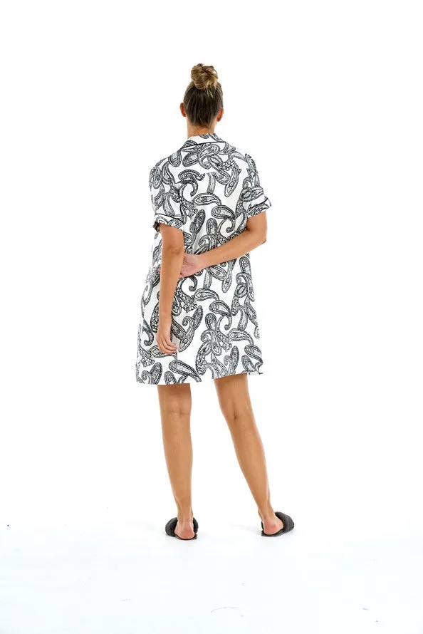 BETTY BASICS - Slumber Nightie in Paisley - Last One! Size Large