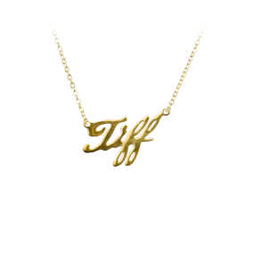 Bride Of Chucky Tiffany Gold Pendant with Necklace