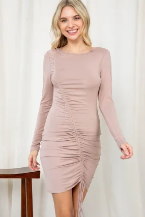 C56-A-2-AD4924 MOCHA DRESS 2-2-2