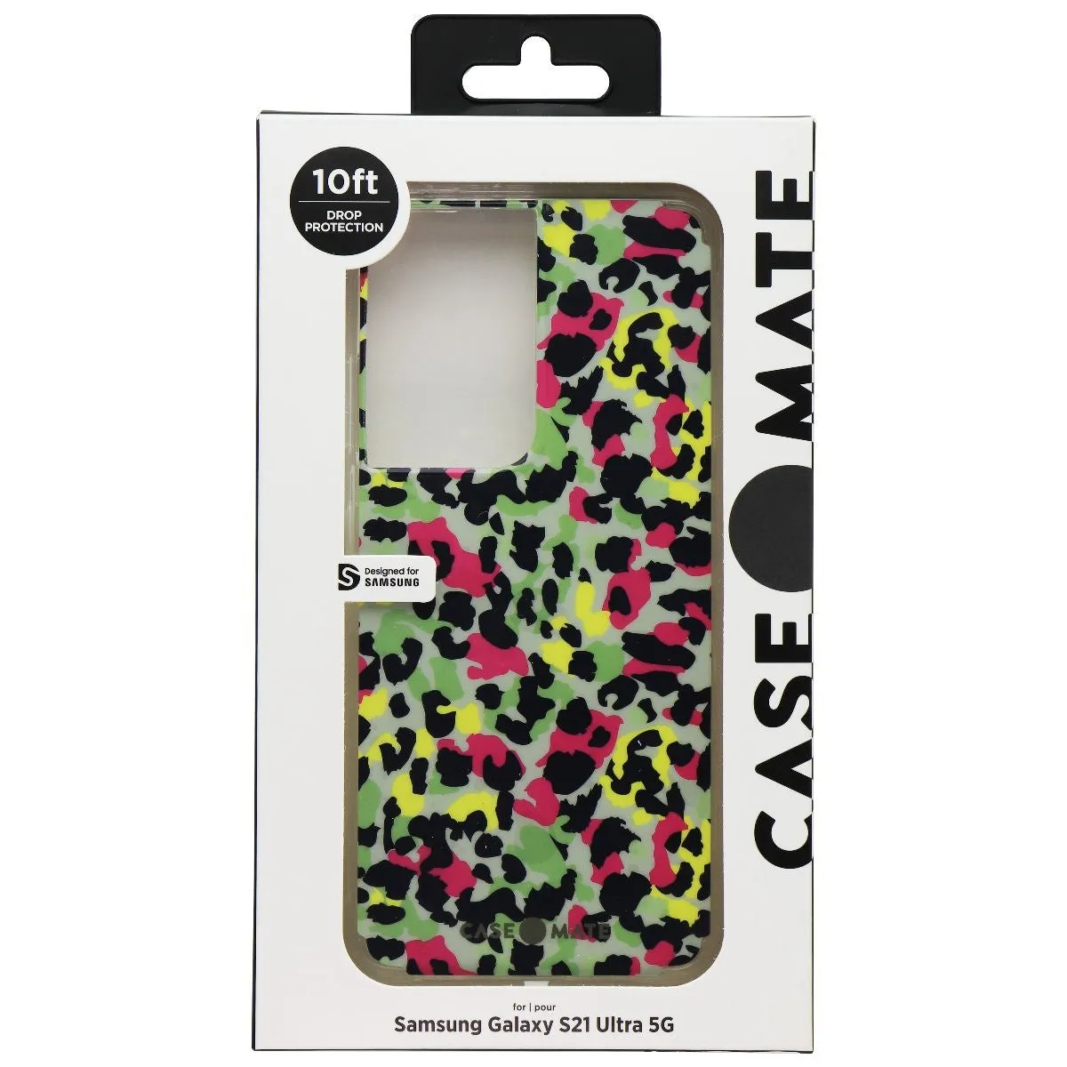 Case-Mate Prints Case for Samsung Galaxy S21 Ultra 5G - Neon Cheetah