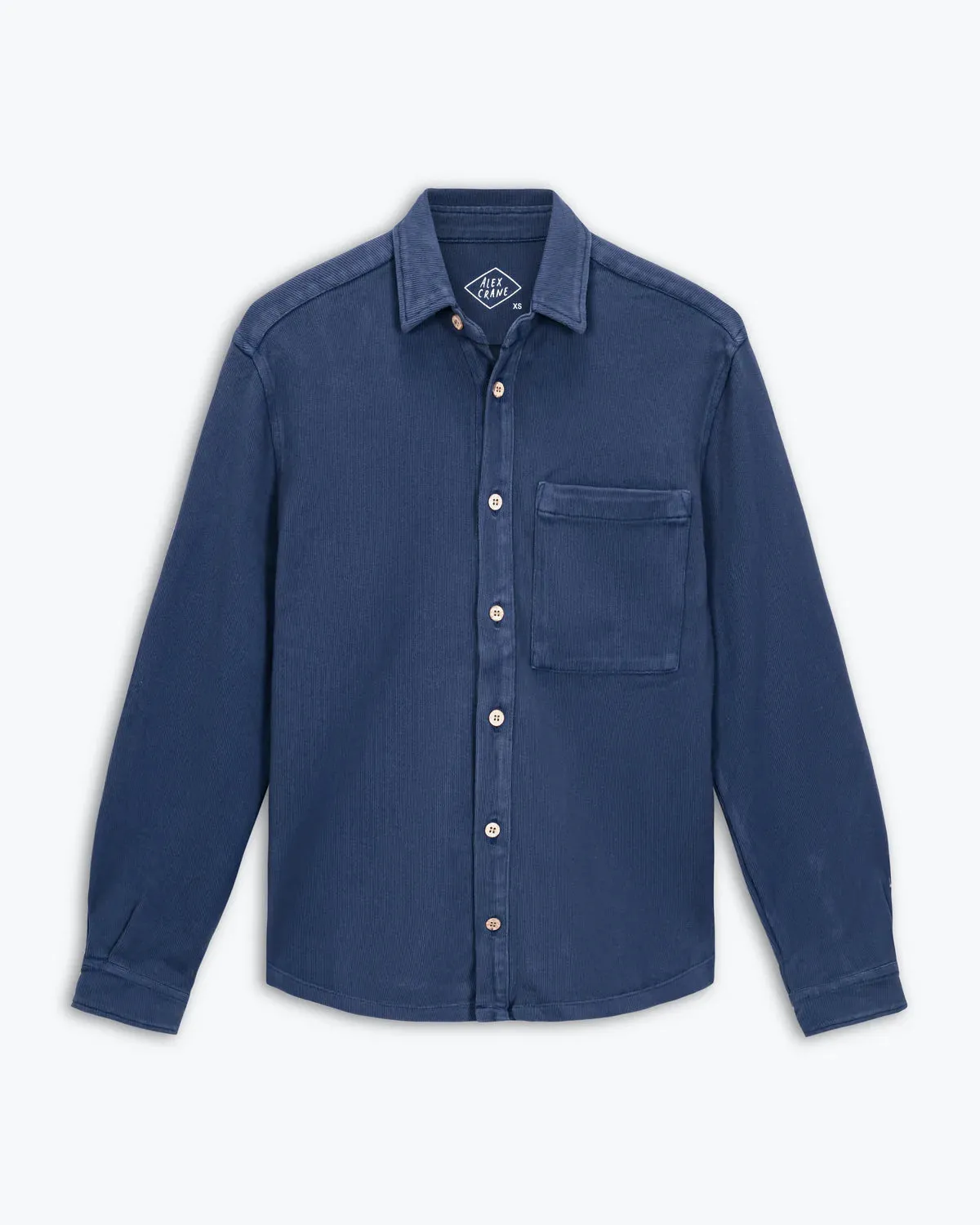 Caza Knit Shirt - Indigo