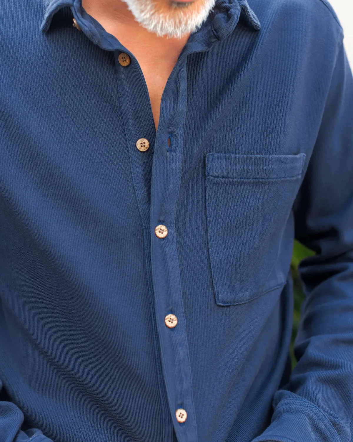 Caza Knit Shirt - Indigo