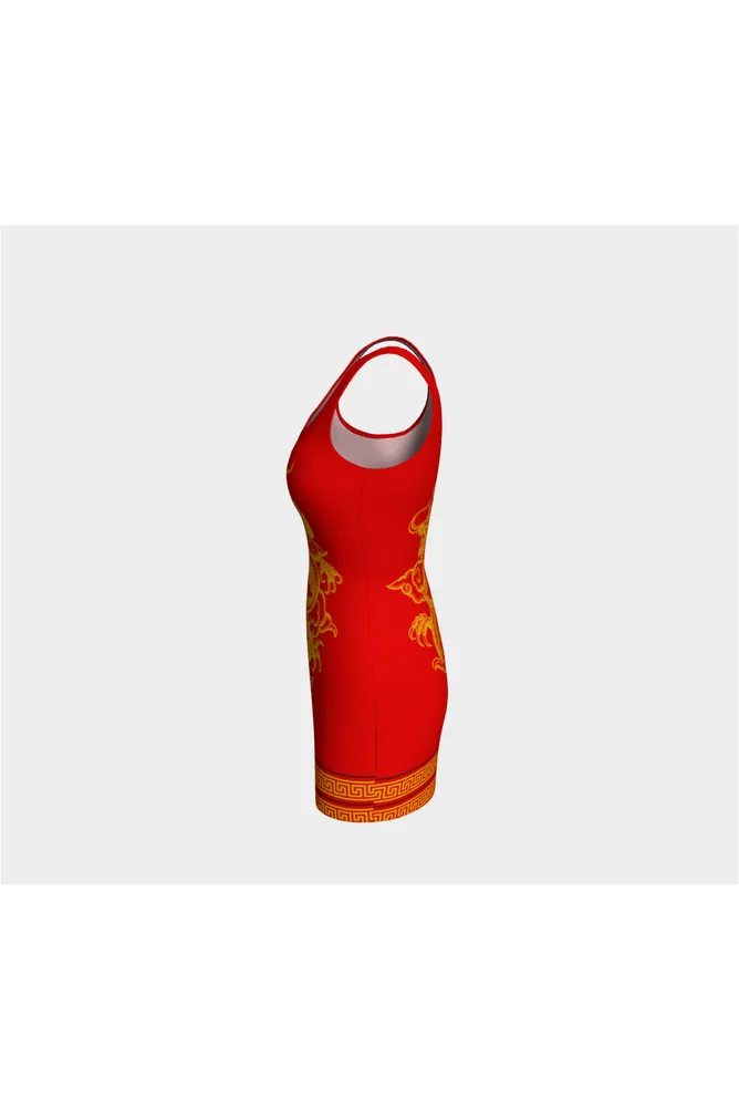 Chinese Dragon 龙  Bodycon Dress