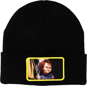 Chucky Good Guy Doll Black Cuff Beanie