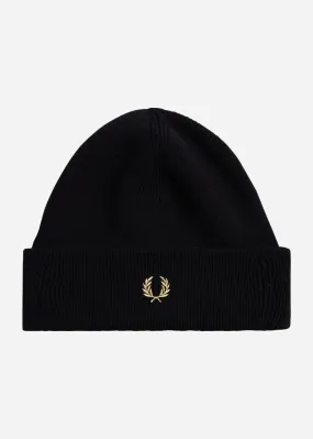 Classic beanie - black champagne