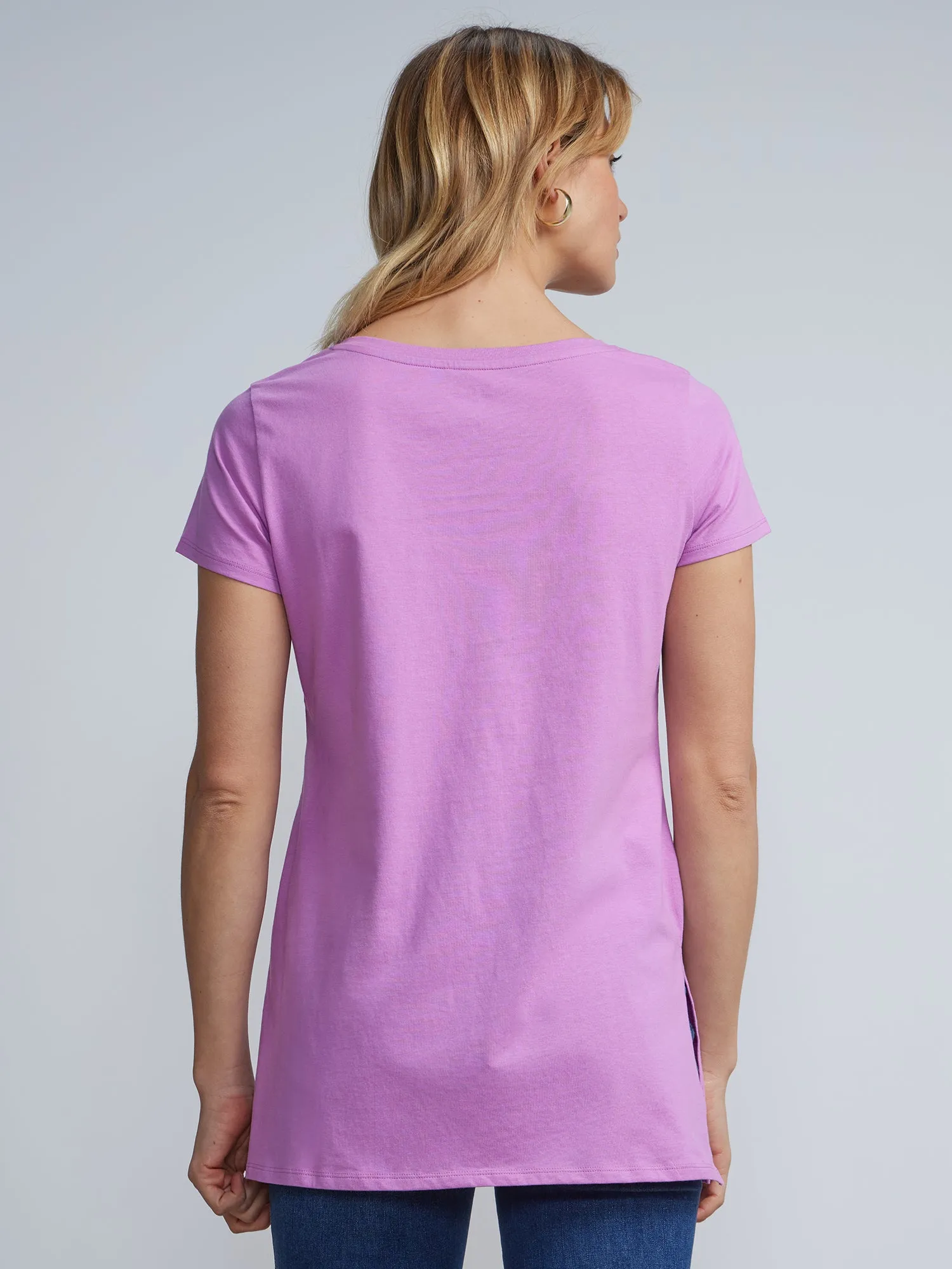 Criss-Cross Front Tunic Top