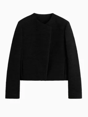Cropped bouclé jacket