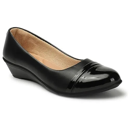 Denill Women and Girls Black Bellies 9 UK