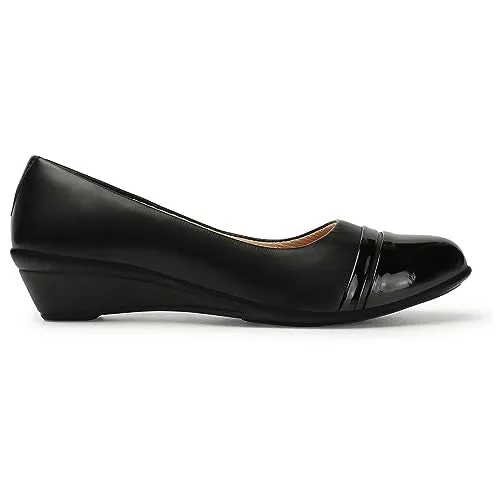 Denill Women and Girls Black Bellies 9 UK