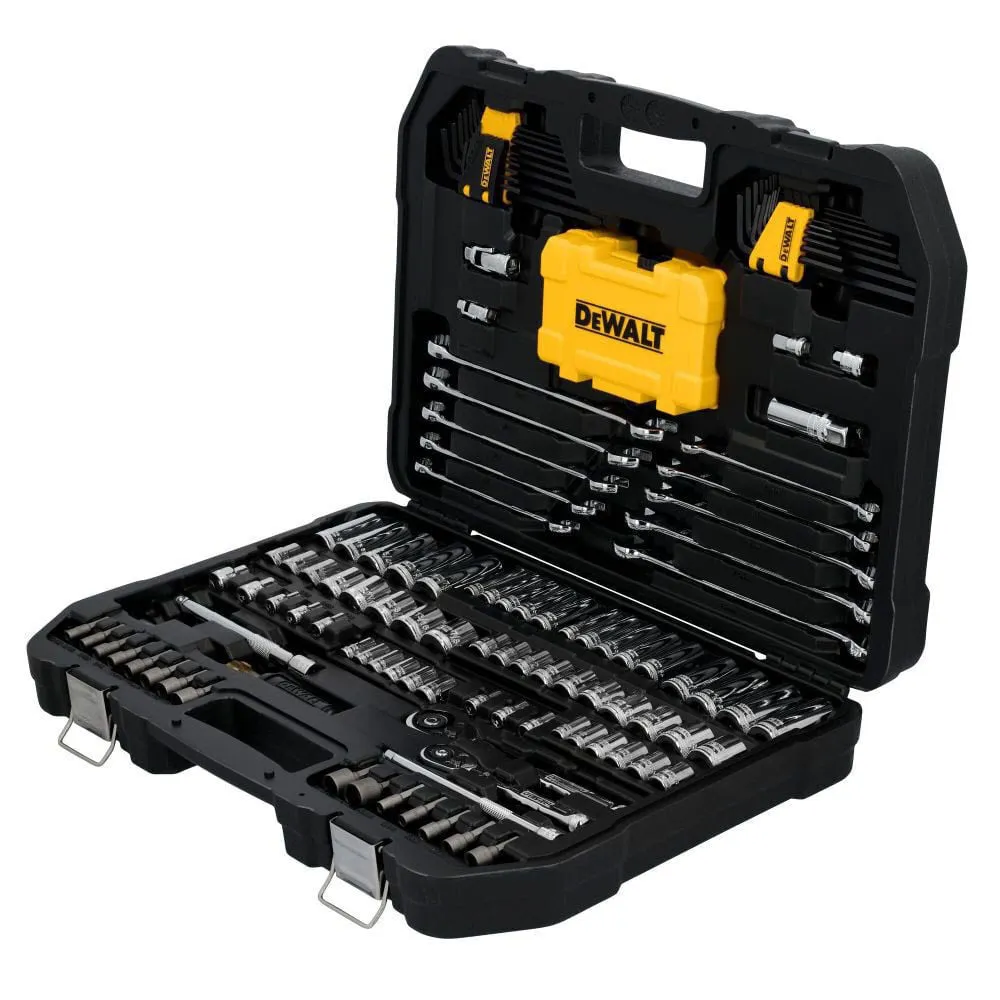 DeWalt DWMT45425 142-Piece 1/4-in. and 3/8-in. Drive Mechanics Tool Set