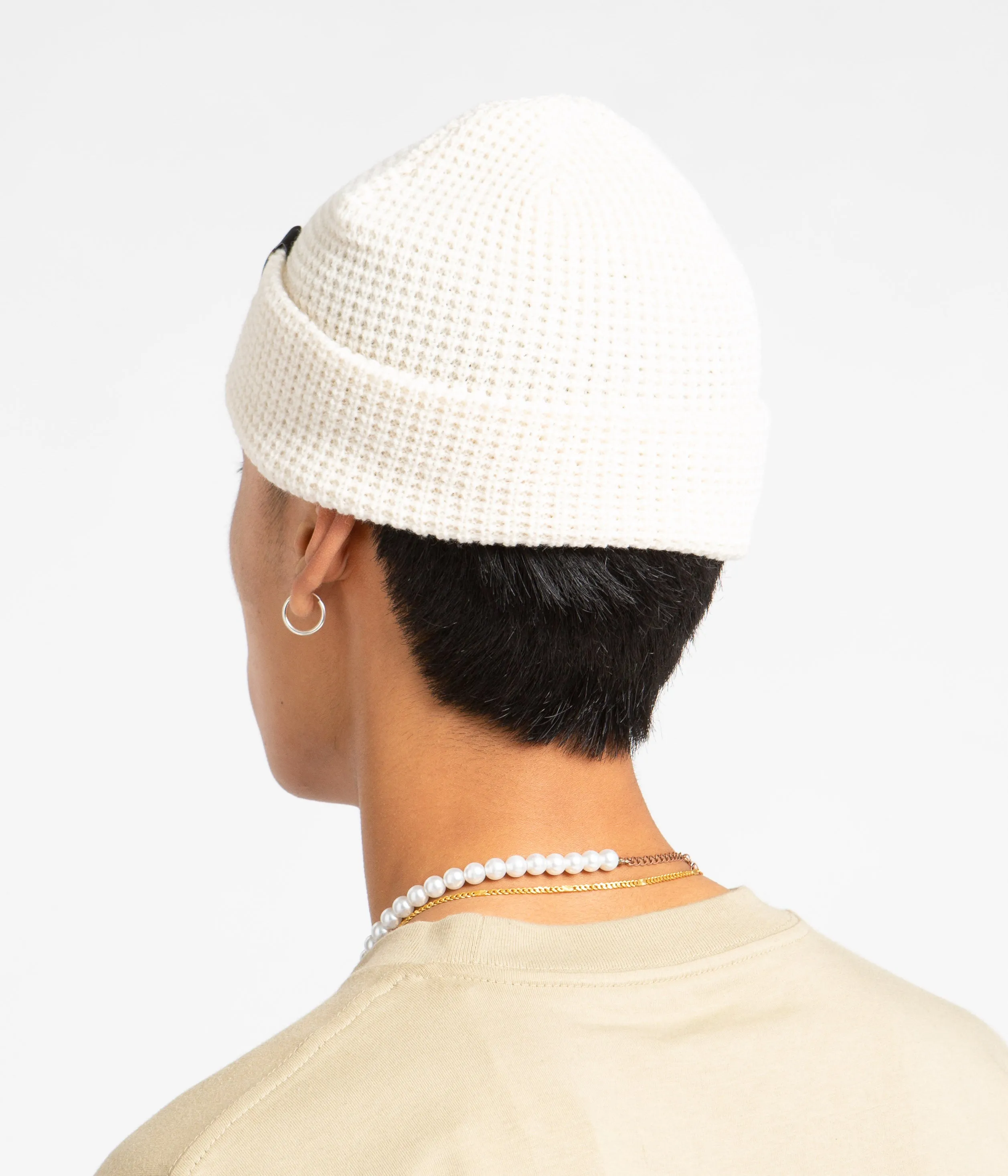 Dickies Woodworth Waffle Beanie - Ecru