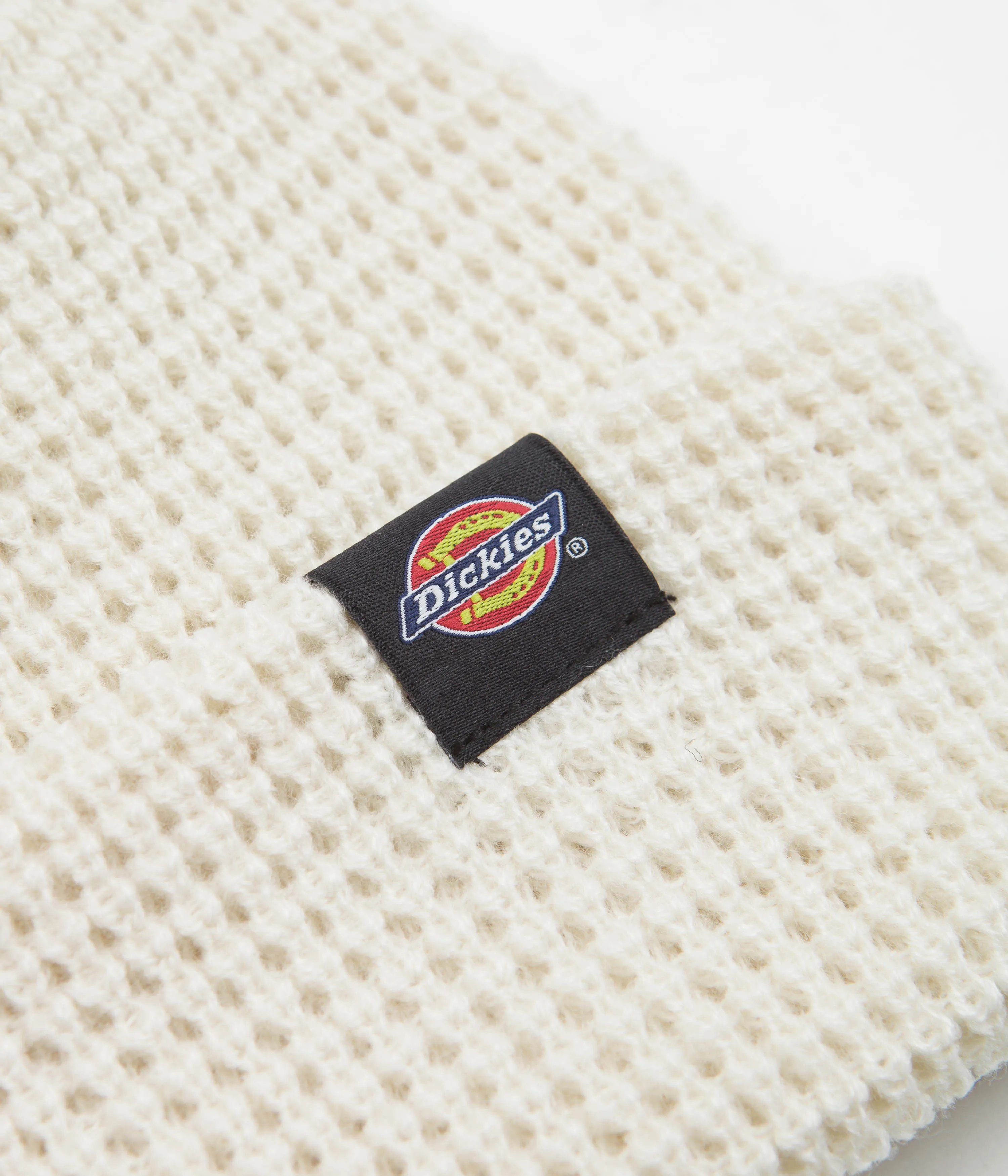 Dickies Woodworth Waffle Beanie - Ecru