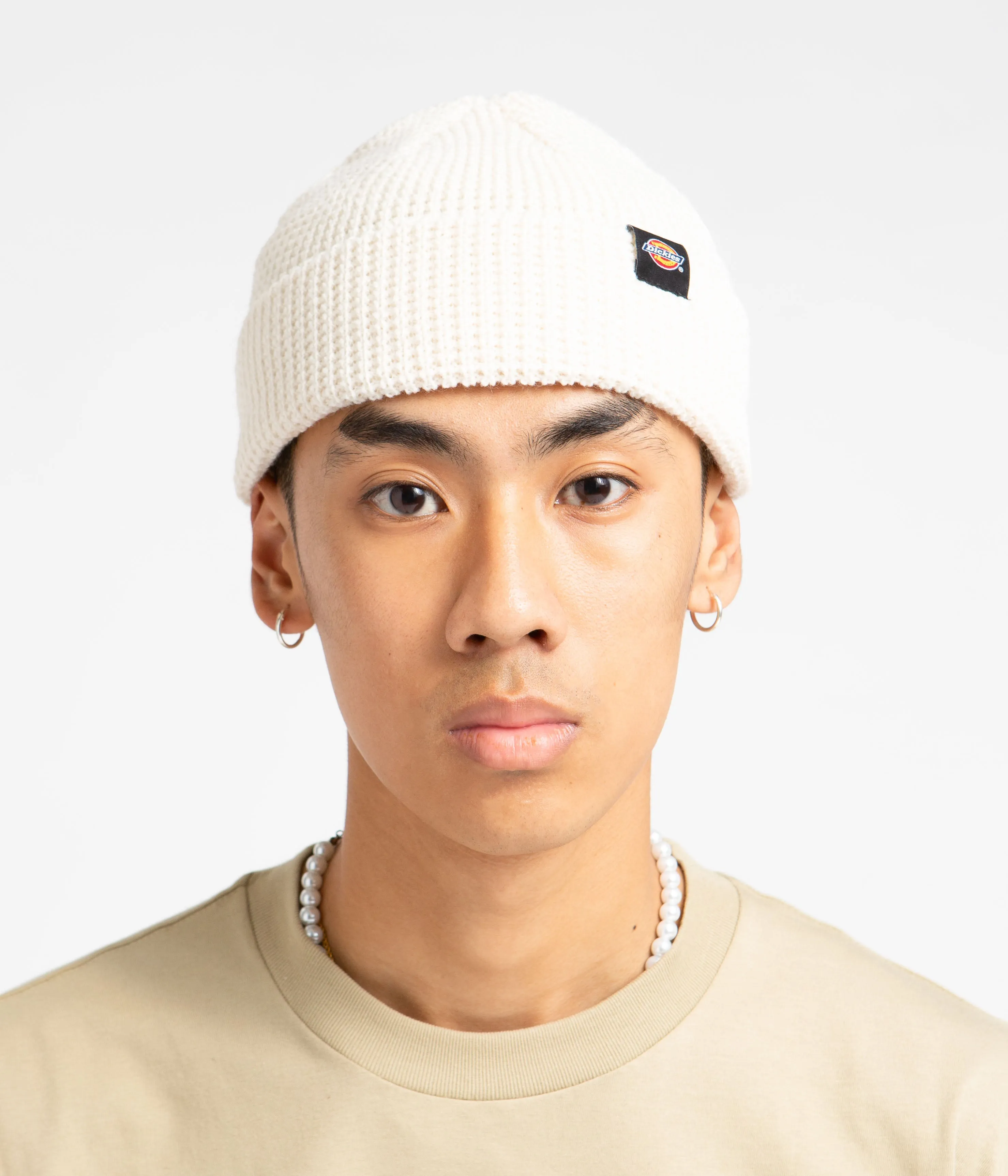 Dickies Woodworth Waffle Beanie - Ecru