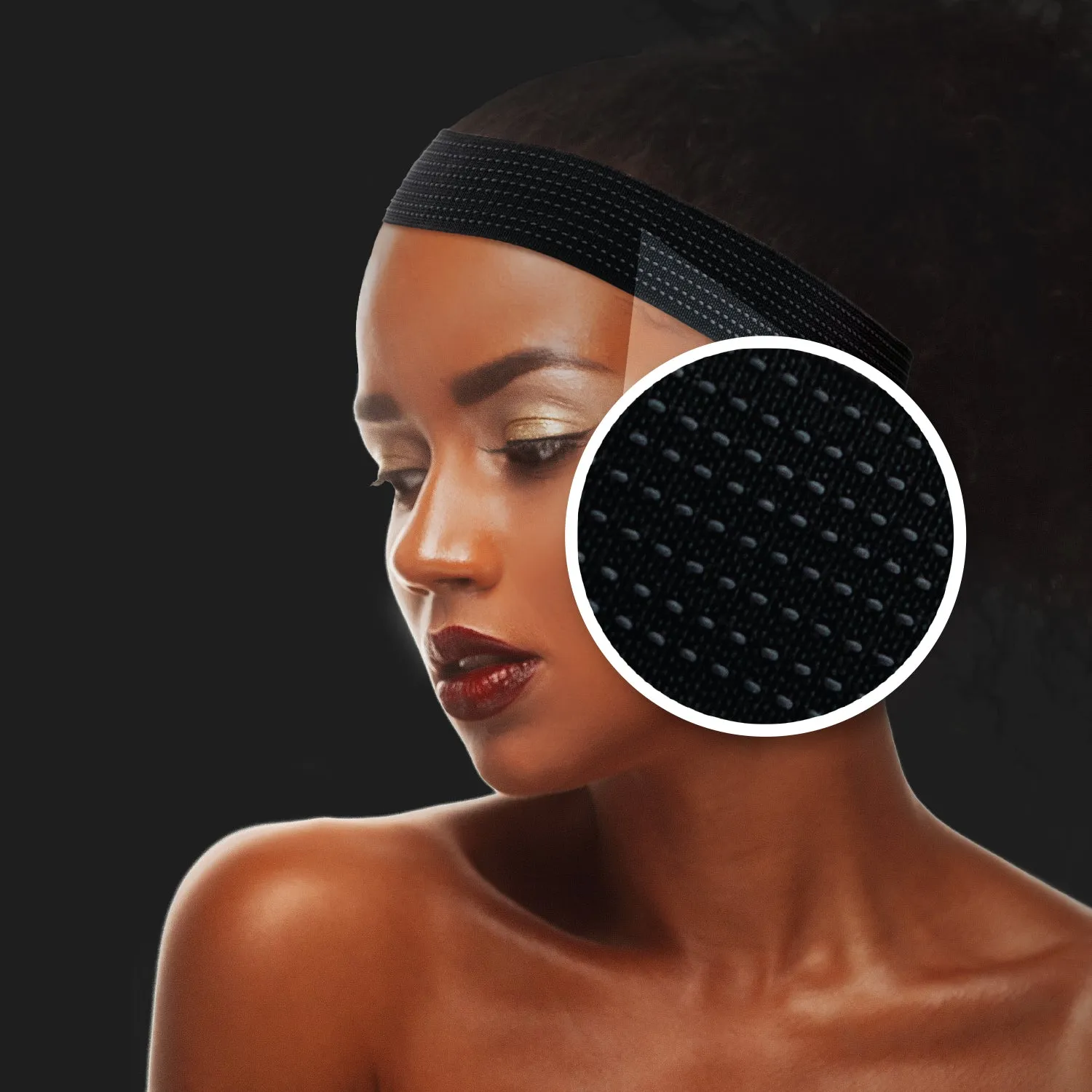 DIY RUBBER LINED NON-SLIP WIG BAND (1 YARD)