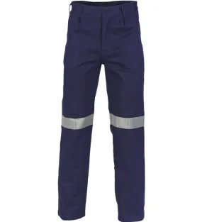 DNC Cotton Drill Pants with 3M R/Tape - Regular/Stout/Long
