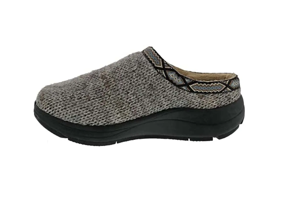 Drew Unwind Women Slippers In Grey Woven