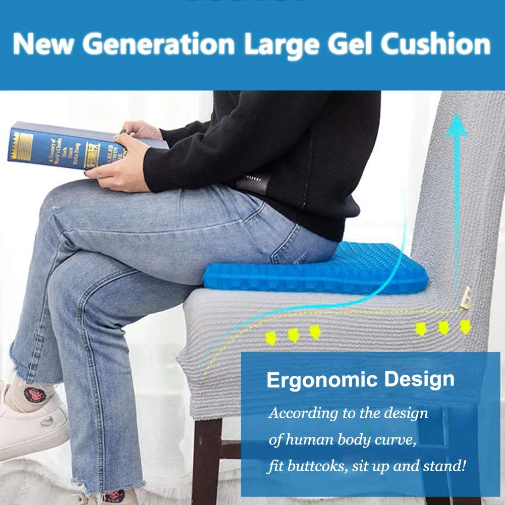 Egg Sitter Seat Cushion with Non-Slip Cover