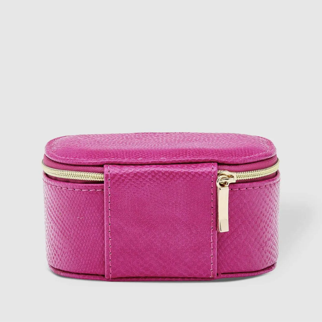 Ellie Jewellery Box | Lizard Fuschia