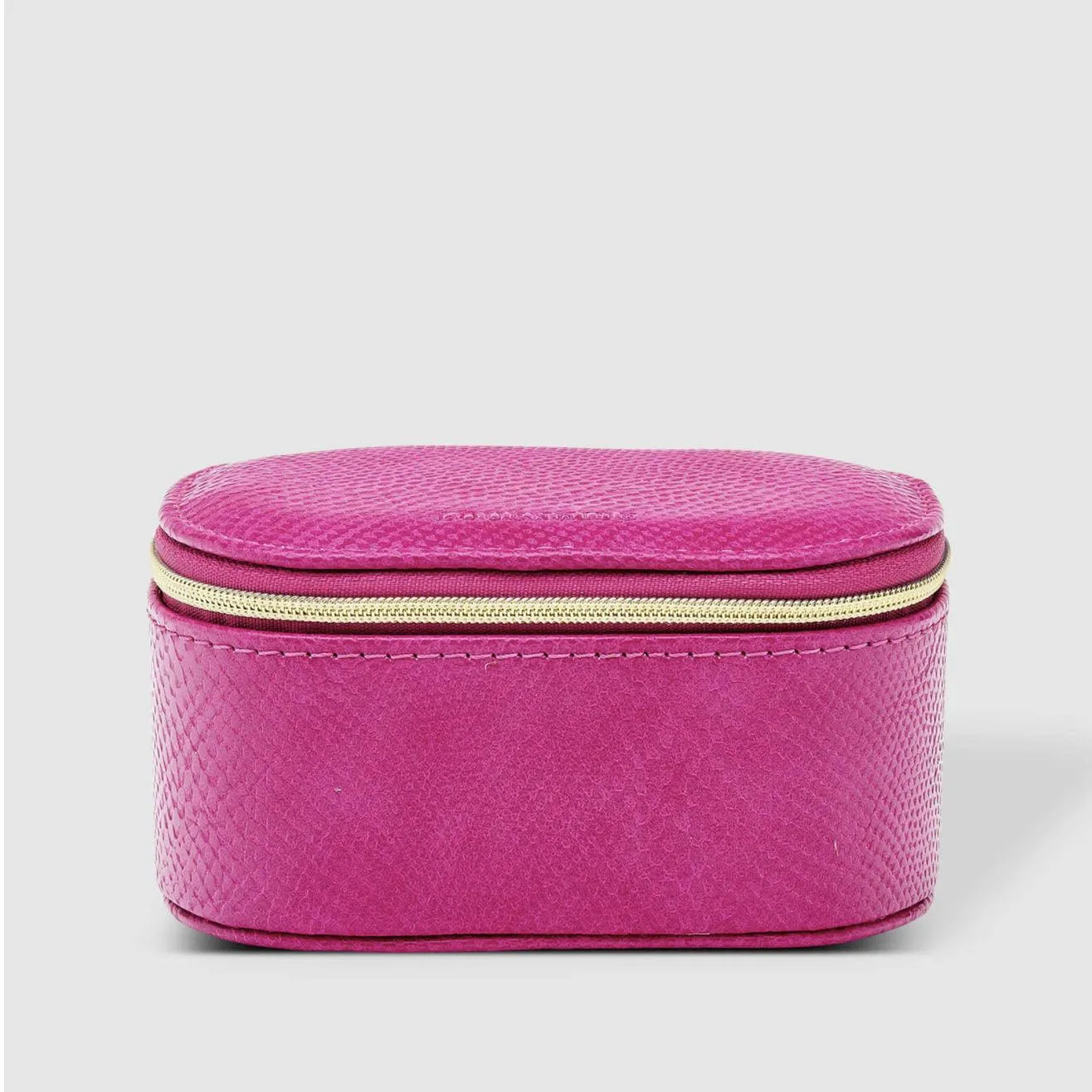 Ellie Jewellery Box | Lizard Fuschia