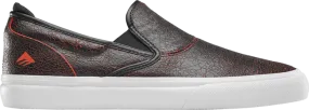 EMERICA WINO G6 SLIP ON BLACK/RED/WHITE