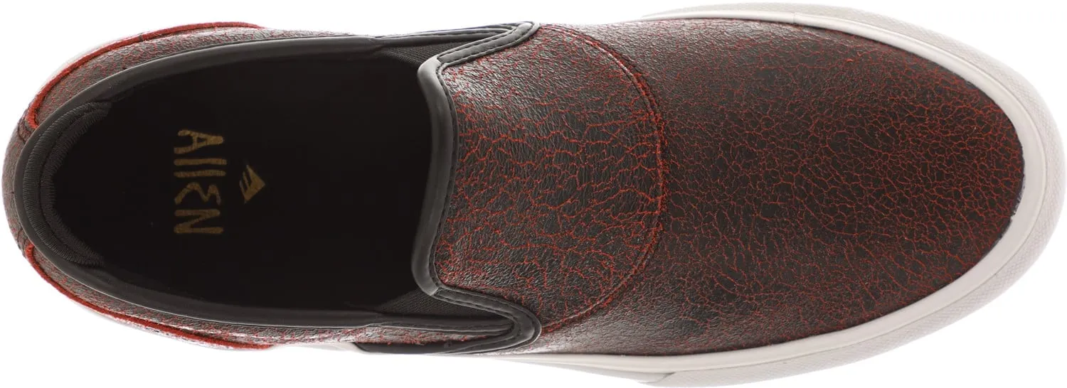 EMERICA WINO G6 SLIP ON BLACK/RED/WHITE