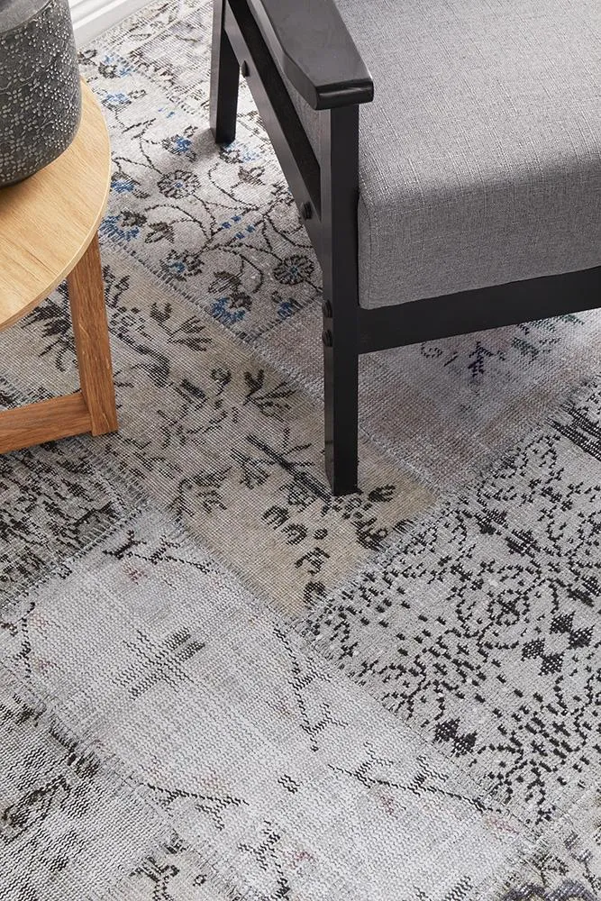 Ethereal  Stone Patchwork Rug