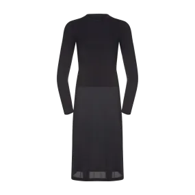 FK335 - long sleeve shell slip, organic cotton top nylon bottom