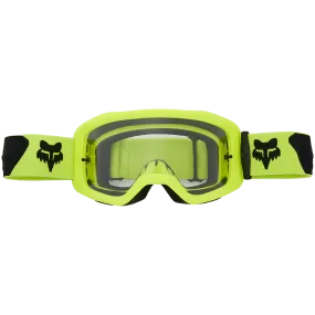 Fox Main Core Goggles - Clear Lexan Lens (Fluo Yellow)
