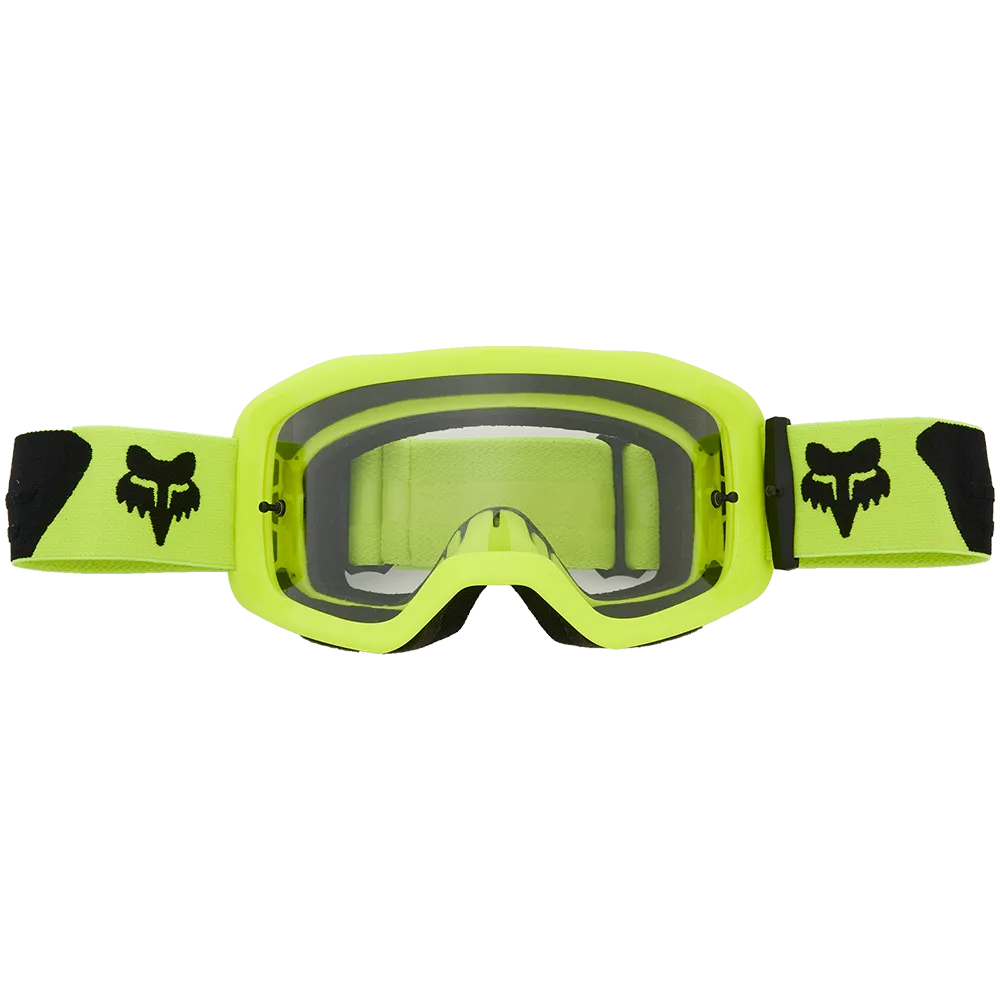 Fox Main Core Goggles - Clear Lexan Lens (Fluo Yellow)