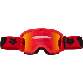 Fox Main Core Goggles - Spark Mirrored Lens (Fluo Red)