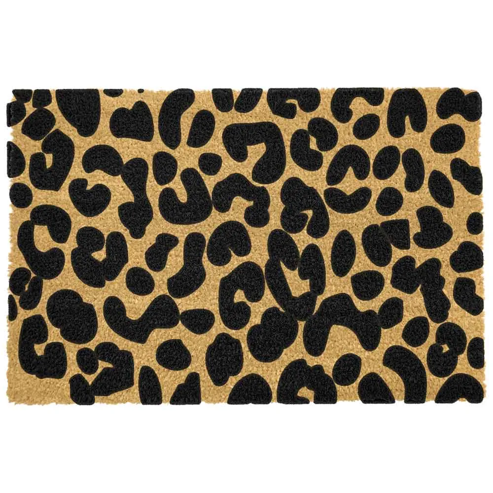 Front Doormat Indoor Outdoor Custom Leopard Print