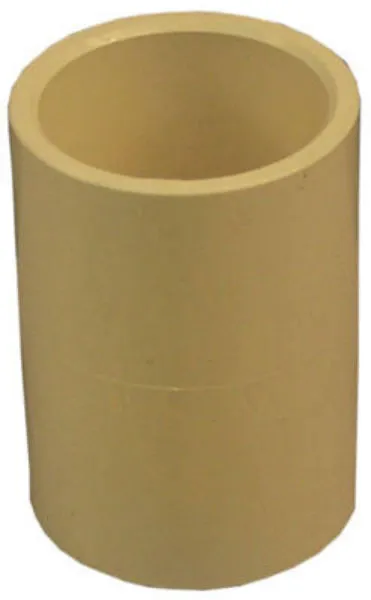 Genova 50107 CPVC Coupling, 3/4", Slip x Slip